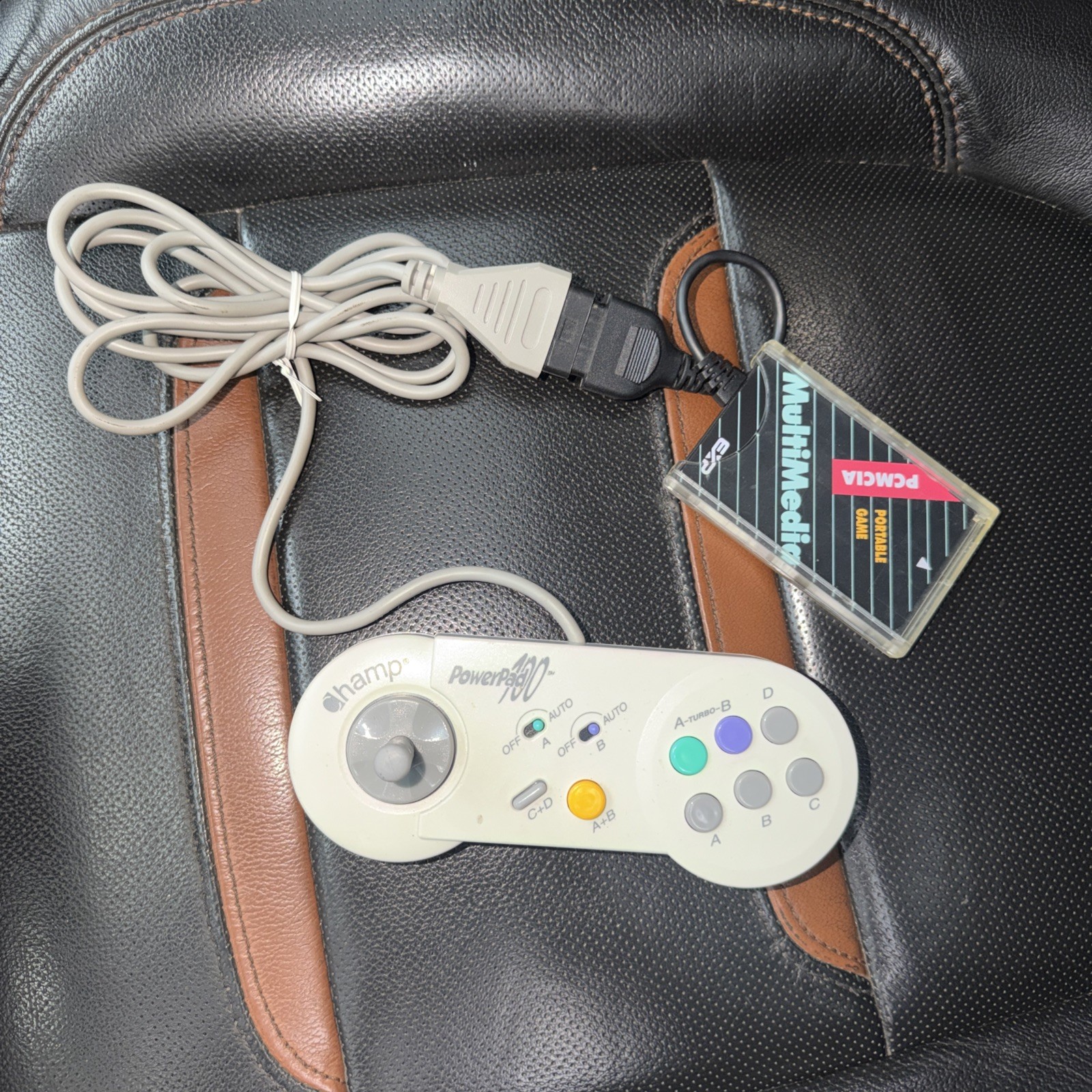 EXP MultiMedia Portable MIDI Traveler Game PCMCIA Gameport Win 3.1 95 98