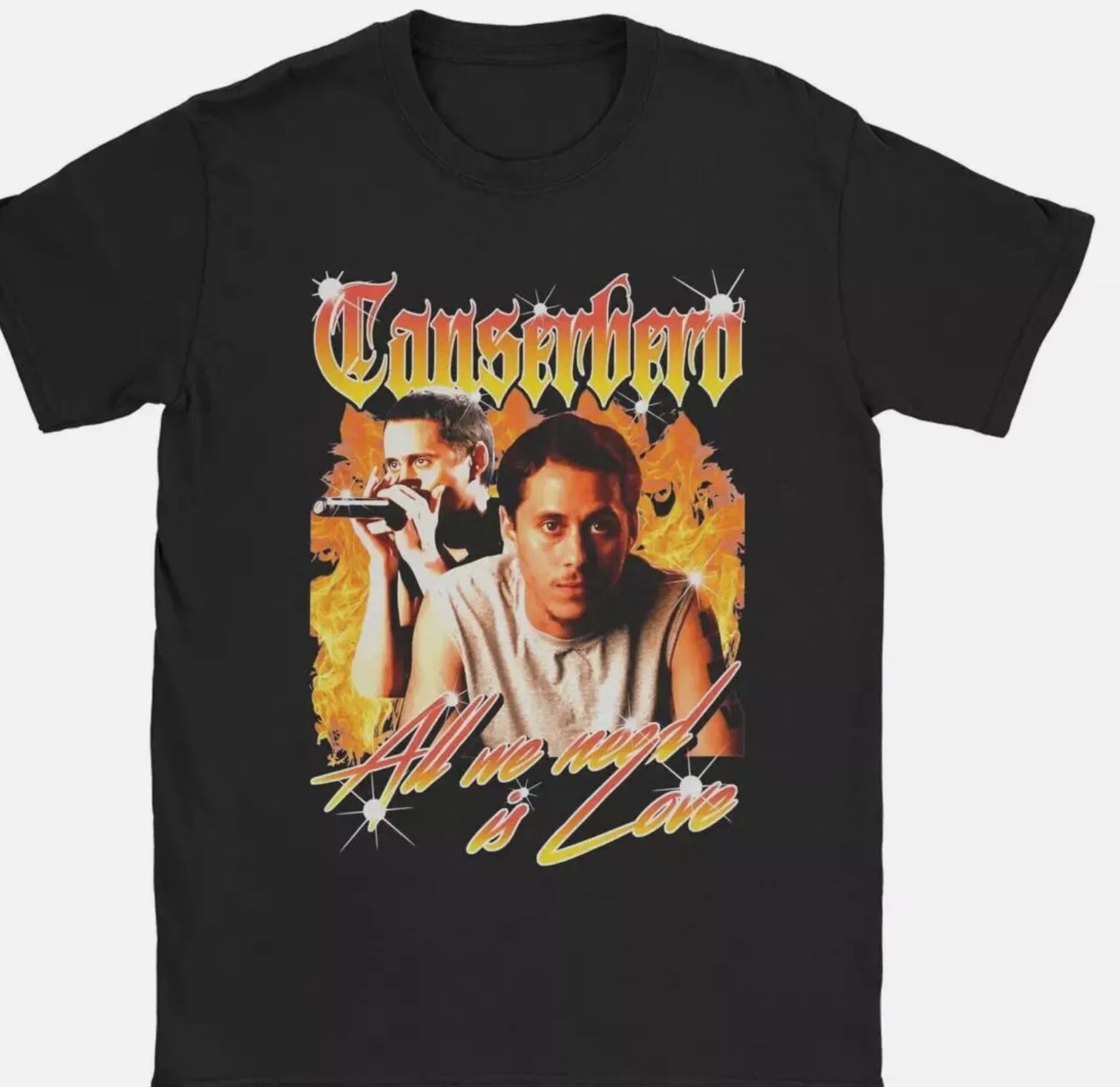 Casual Canserbero T-Shirt Men Crewneck Cotton T Shirts Short Sleeve Tee Shirt