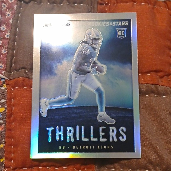 Panini 2023 Rookies & Stars Thrillers Silver Prizm Jahmyr Gibbs RC #TH-11 Panini 2023 Rookies & Stars Thrillers Silver Prizm Jahmyr Gibbs RC #TH-11