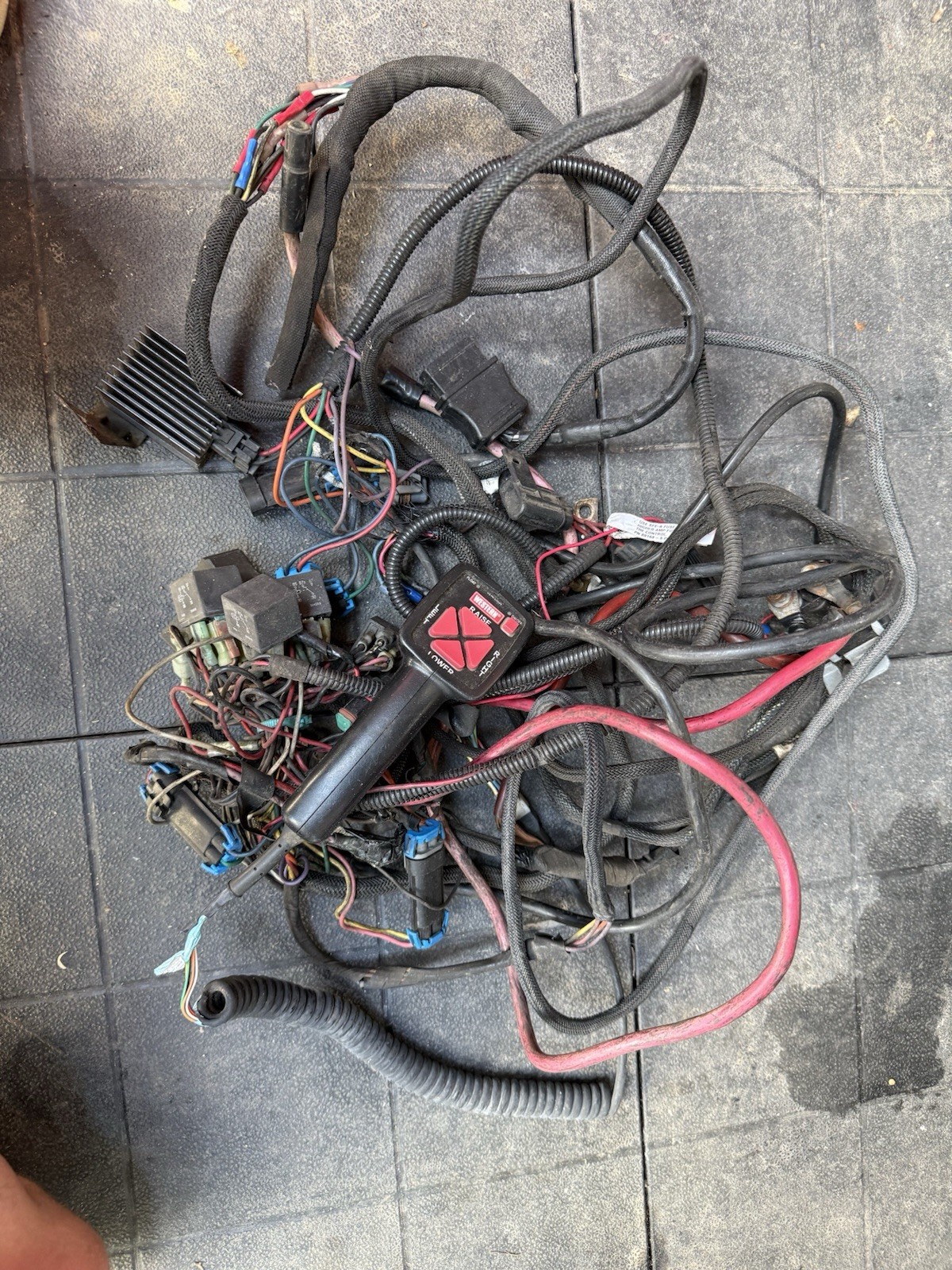 OEM Complete Western Fisher Wiring Harness Snow Ford 2000 2005 Excursion OEM Complete Western Fisher Wiring Harness Snow Ford 2000 2005 Excursion