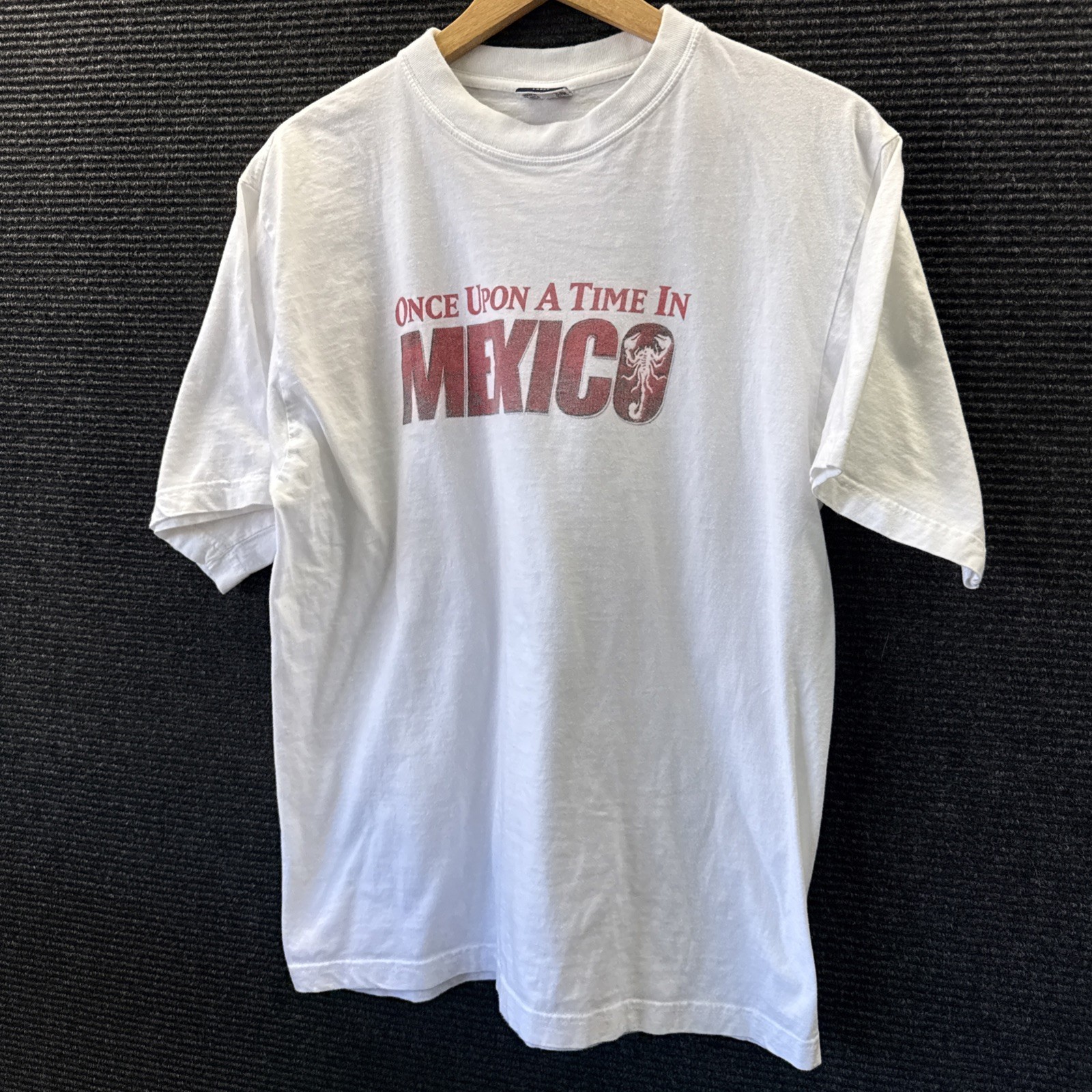 Vintage 2003 Once Upon A Time In Mexico Movie Promo T-Shirt Large L Vintage 2003 Once Upon A Time In Mexico Movie Promo T-Shirt Large L