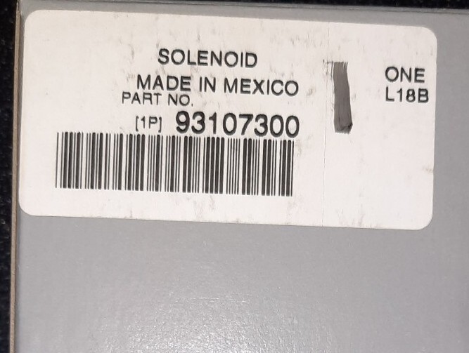 93107300 - International Master Disconnect Solenoid - NEW - OEM
