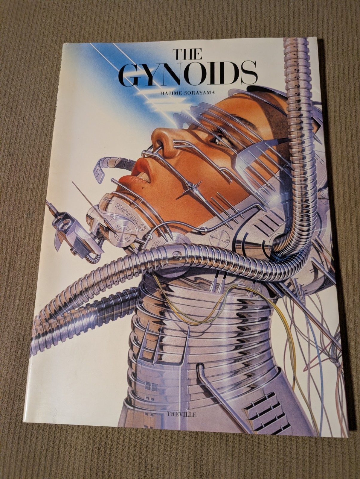 The Gynoids by Hajime Sorayama Softcover w/ Dust Jacket 1992 PAPERBACK The Gynoids by Hajime Sorayama Softcover w/ Dust Jacket 1992 PAPERBACK