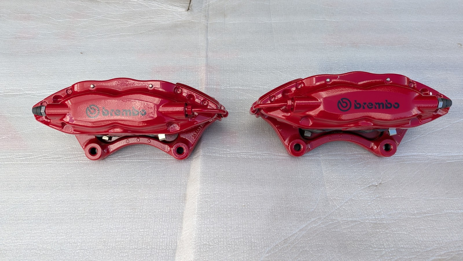 08-23 Charger Challenger SRT Hellcat Scatpack Red Brembo Rear Brake Calipers New