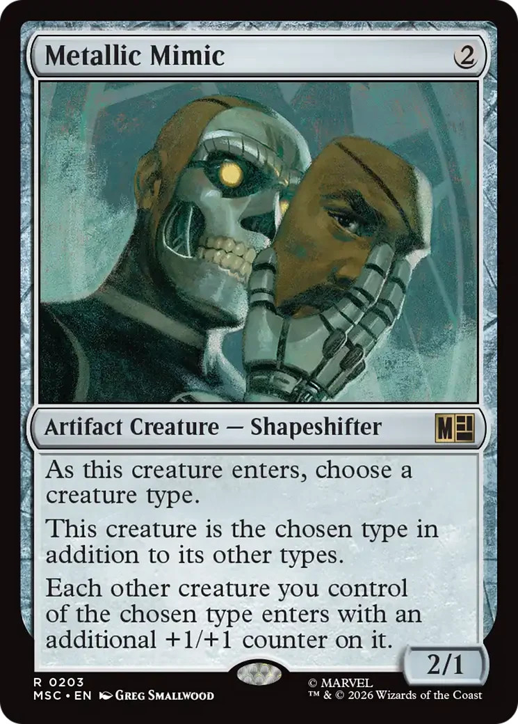 MTG Metallic Mimic [Marvel Super Heroes Commander] Near Mint Magic