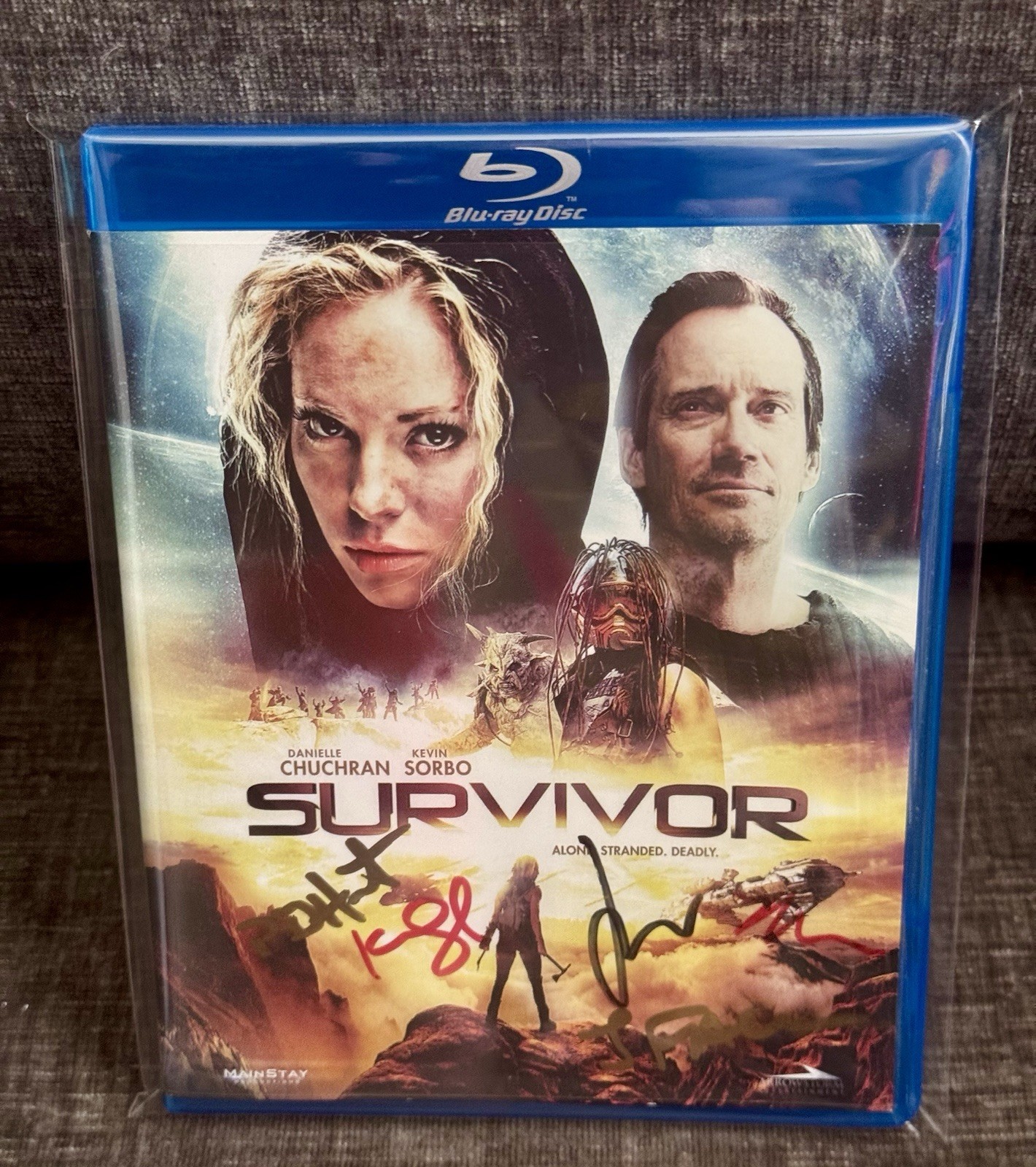 SIGNED Survivor Blu-Ray Danielle Chuchran Kevin Sorbo RARE KICK STARTER ED SIGNED Survivor Blu-Ray Danielle Chuchran Kevin Sorbo RARE KICK STARTER ED