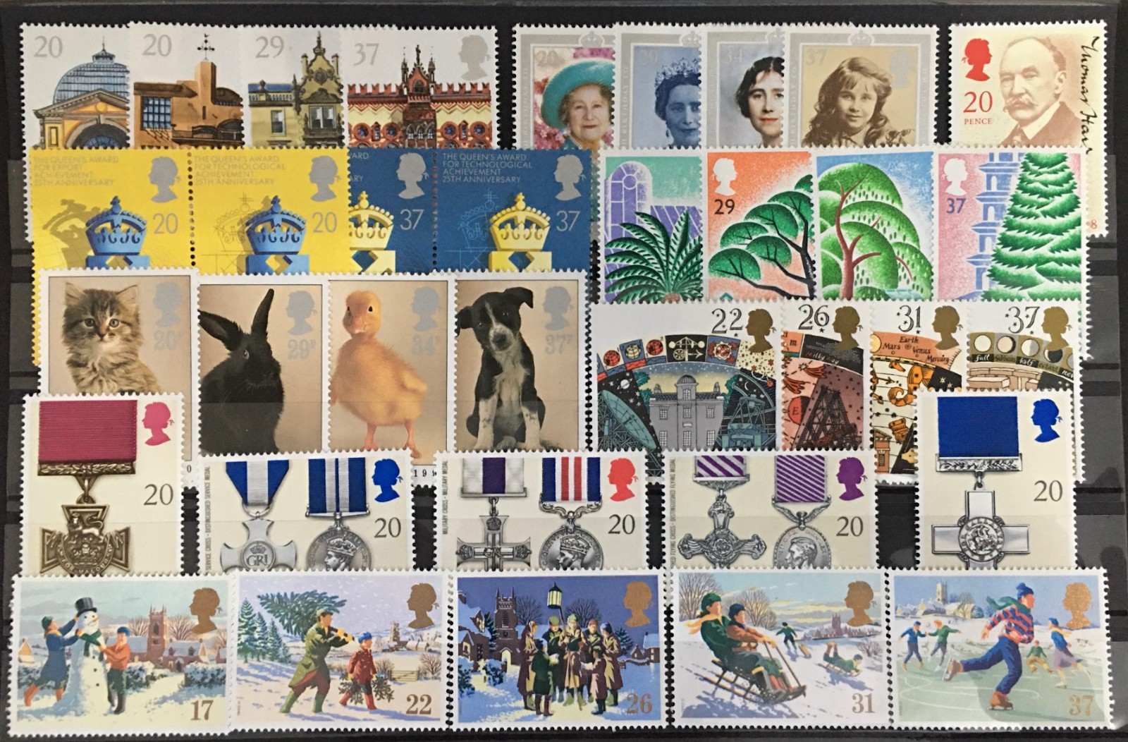 GB QEII 1990 Commemorative Stamps Full Year Set SG1479 - SG1530 MNH GB QEII 1990 Commemorative Stamps Full Year Set SG1479 - SG1530 MNH