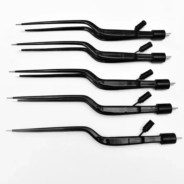 AMERICAN NON-STICK IRRIGATION BAYONET BIPOLAR FORCEPS SET OF 5 PCS