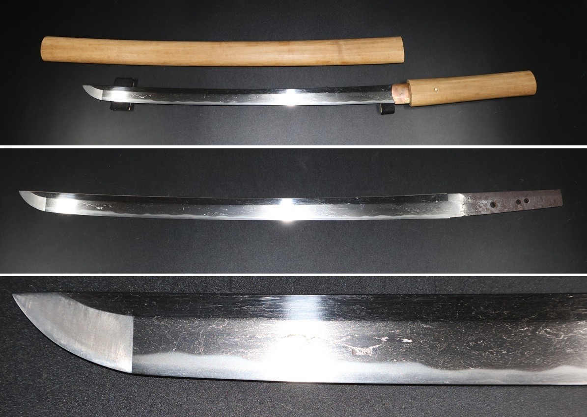 Wakizashi 脇差 “ Mumei ” 無銘 Japanese Real Sword 47.5 cm Shirasaya Antique 刀 鎬造り