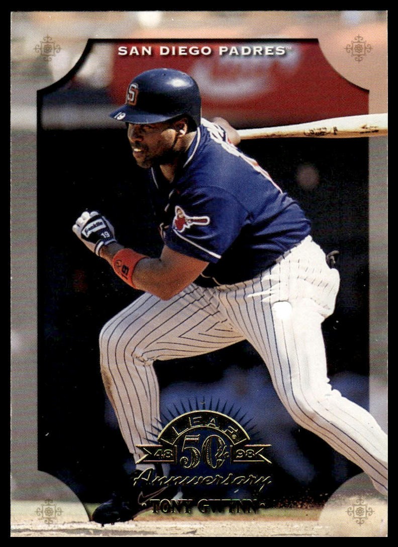 1998 Donruss Collections Leaf #PC 211 Tony Gwynn Prized Collections 1998 Donruss Collections Leaf #PC 211 Tony Gwynn Prized Collections