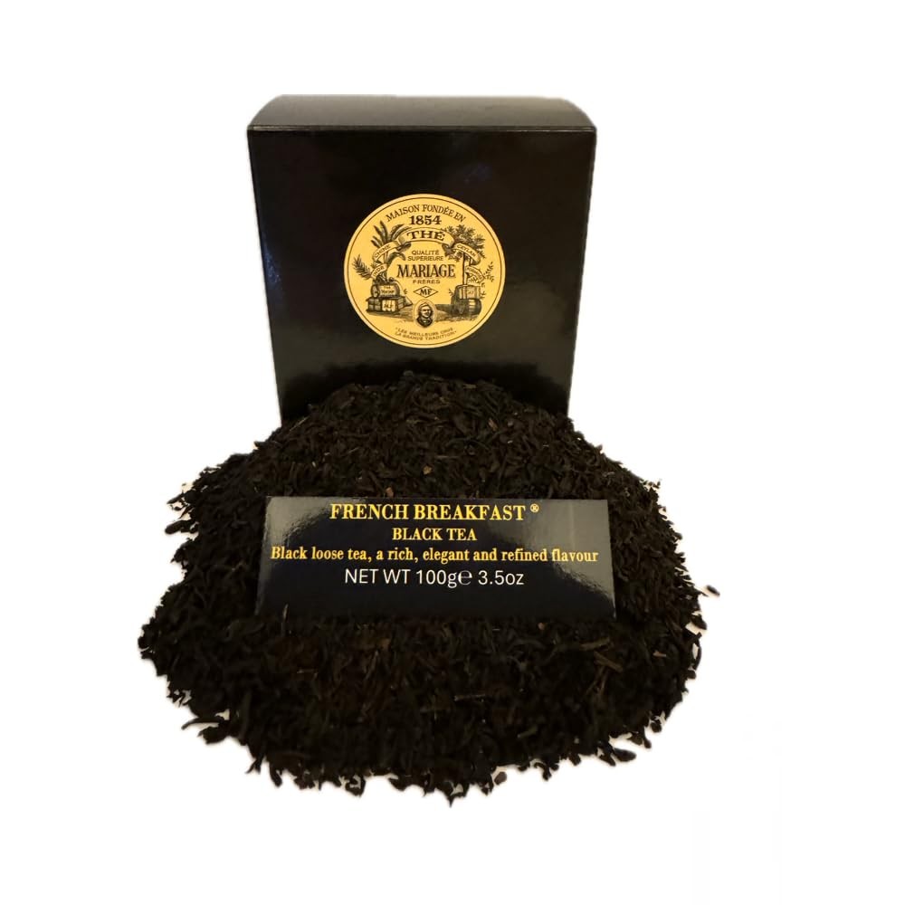 Mariage Freres French Breakfast, Black Tea 100g 3.5oz Loose Tea 1 Pack