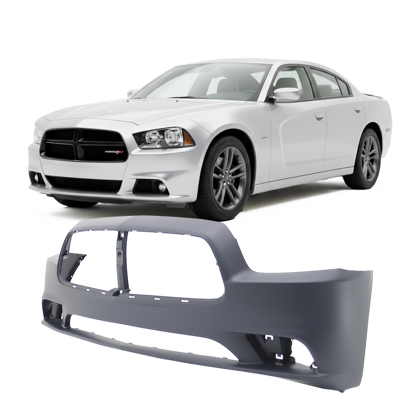 2011-2014 Dodge Charger Sedan Pursuit R/T SE SXT Front Bumper Cover CH1000992