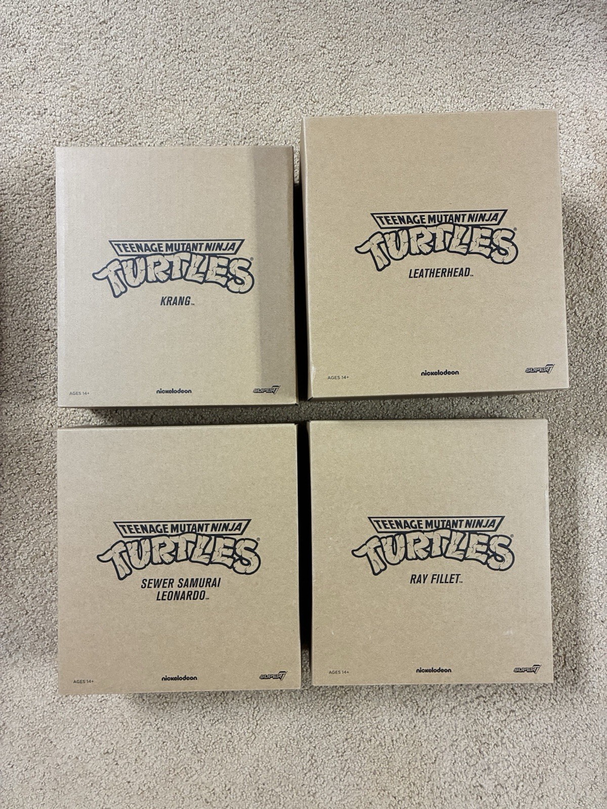 Super7 Teenage Mutant Ninja Turtles Ultimates - Wave 5 FULL SET NEW & SEALED Super7 Teenage Mutant Ninja Turtles Ultimates - Wave 5 FULL SET NEW & SEALED