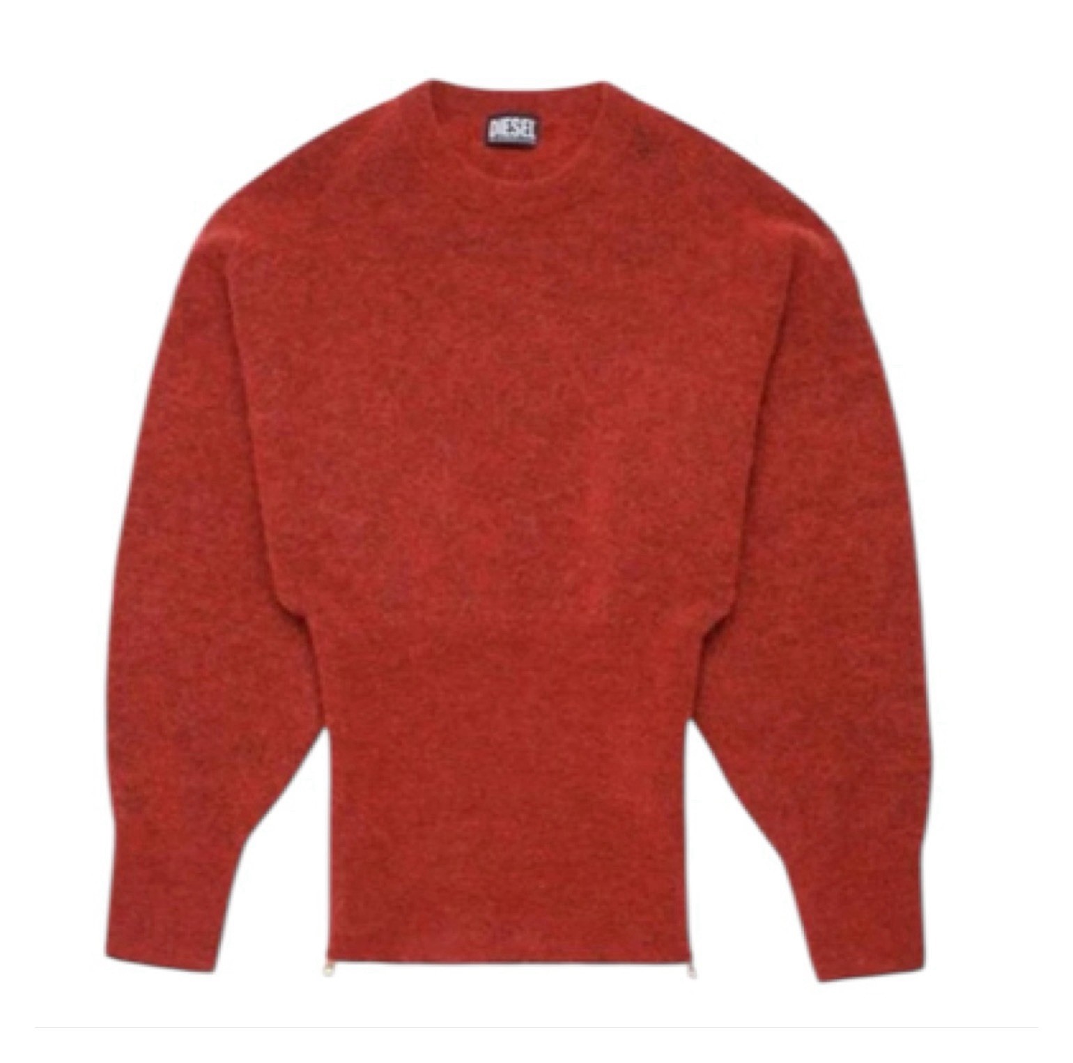 $225 NWT DIESEL Medium Women Deep Red Orange M-BRUNS Batwing Sweater ALPACA WOOL $225 NWT DIESEL Medium Women Deep Red Orange M-BRUNS Batwing Sweater ALPACA WOOL