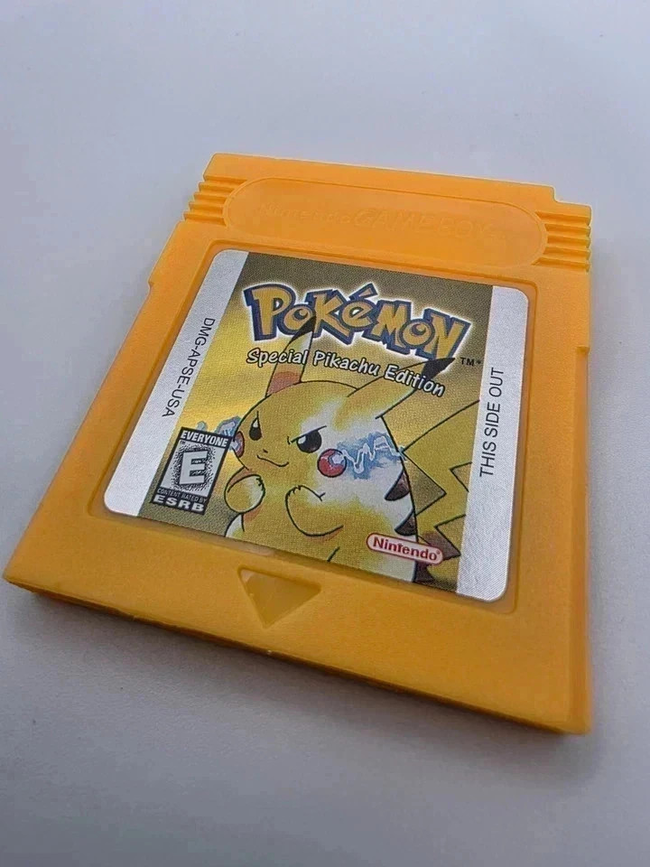 Game Card Yellow Version For Pokemon GBC Game Card Yellow Version For Pokemon GBC
