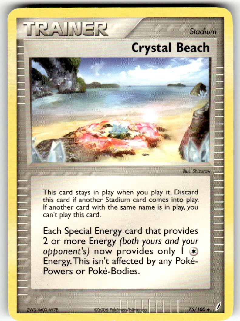 2006 Pokemon CG Crystal Beach 75/100