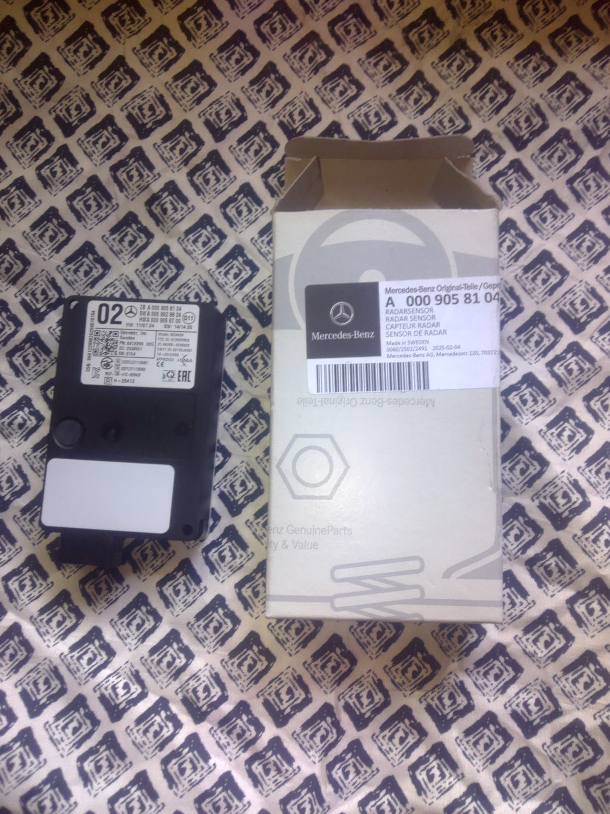 OEM Mercedes Blind Spot Radar Control Module Distronic Sensor A0009058104