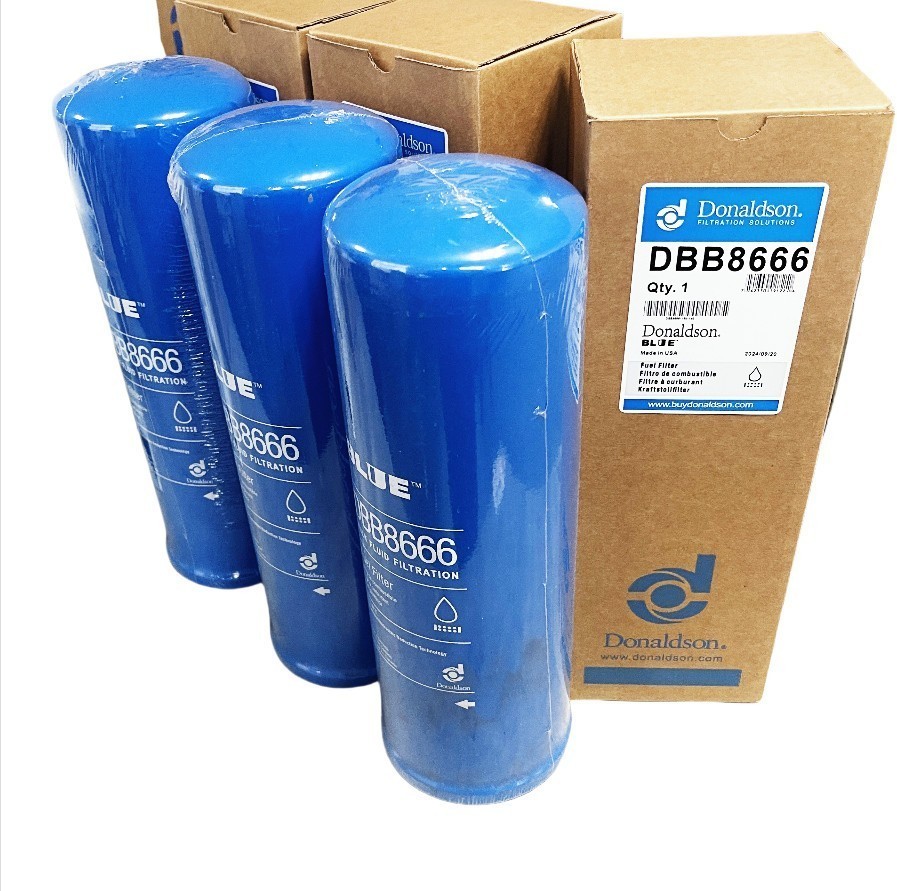 3 pack Donaldson Blue DBB8666 4 Micron Fuel Filter