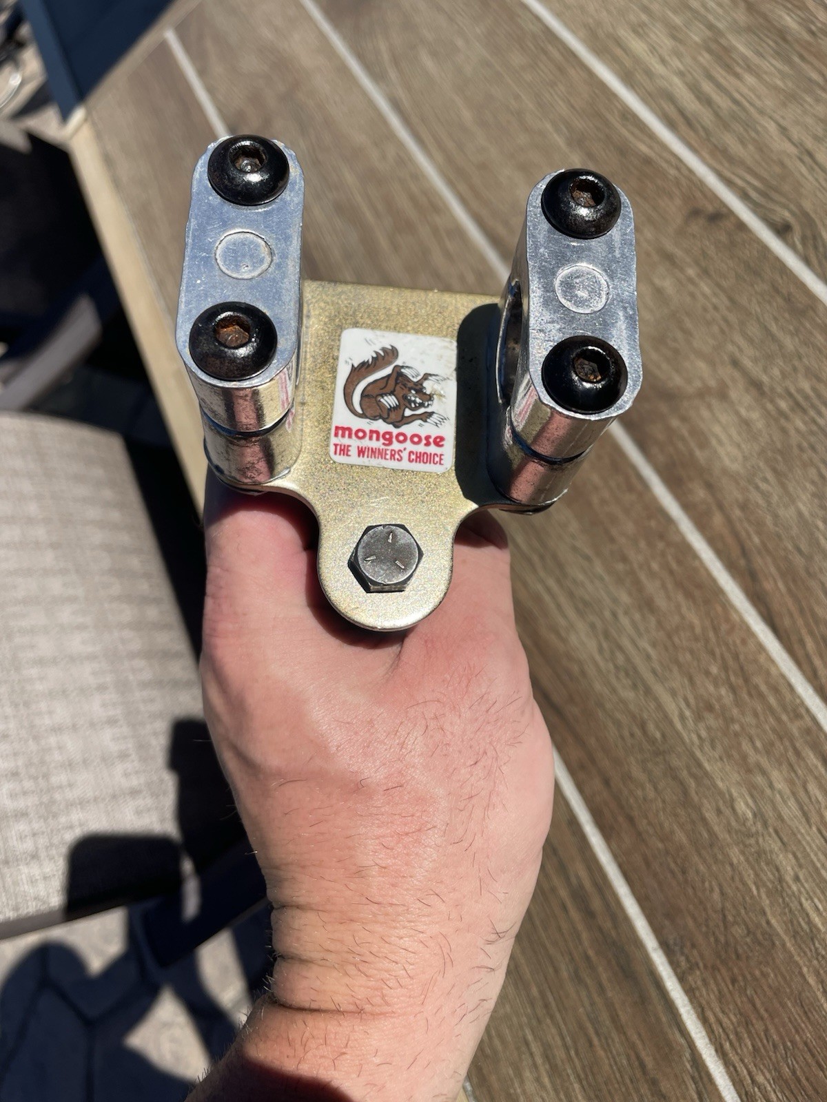 Mongoose Bmx Vintage 1980S Super Goose Gold Stem 🔥DG, JMC, Patterson, Webco Mongoose Bmx Vintage 1980S Super Goose Gold Stem 🔥DG, JMC, Patterson, Webco