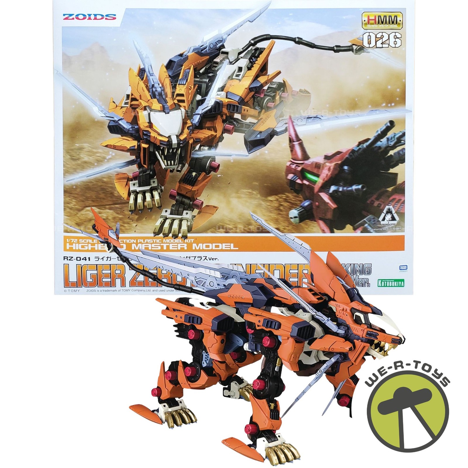 Zoids RZ-041 Liger Zero Schneider Marking Plus Ver. Model Kit Kotobukiya