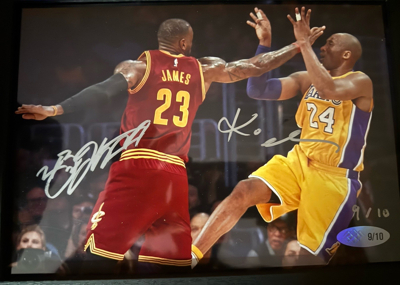 Kobe Bryant & Lebron James Rare Signed Photo 2 NBA Legends COA 9/10🔥 Kobe Bryant & Lebron James Rare Signed Photo 2 NBA Legends COA 9/10🔥