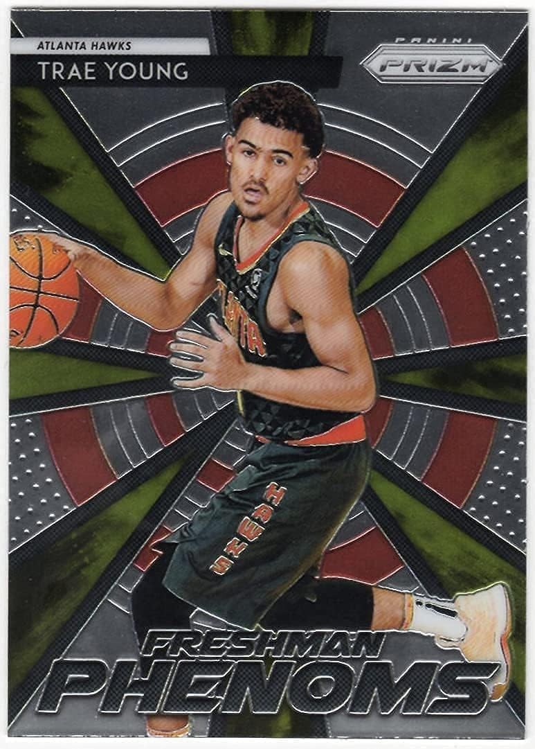 2018-19 Panini Prizm Trae Young Freshman Phenoms #21 Rookie RC Hawks NBA 2018-19 Panini Prizm Trae Young Freshman Phenoms #21 Rookie RC Hawks NBA