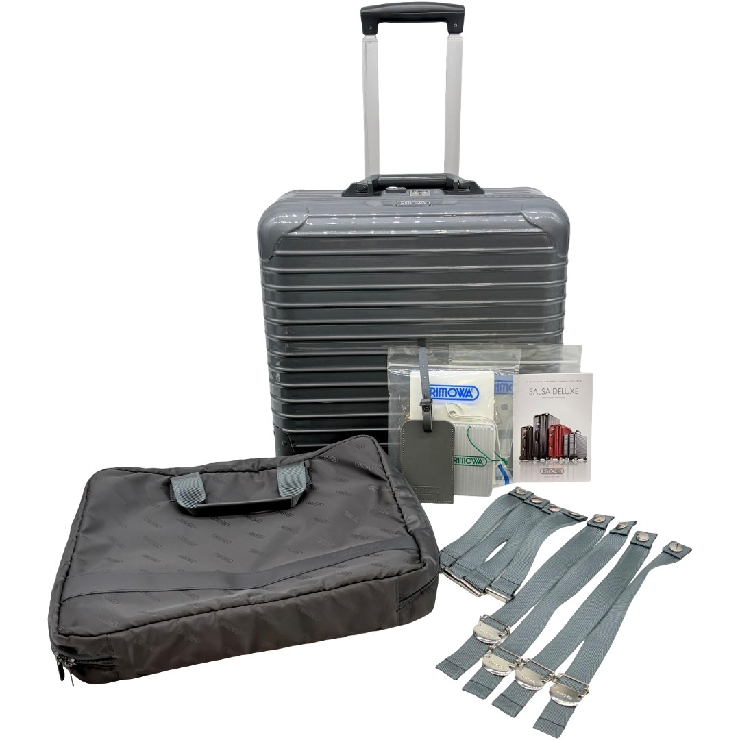 Authentic RIMOWA SALSA DELUXE Suitcase Luggage Gray Polycarbonate #36636957 Authentic RIMOWA SALSA DELUXE Suitcase Luggage Gray Polycarbonate #36636957
