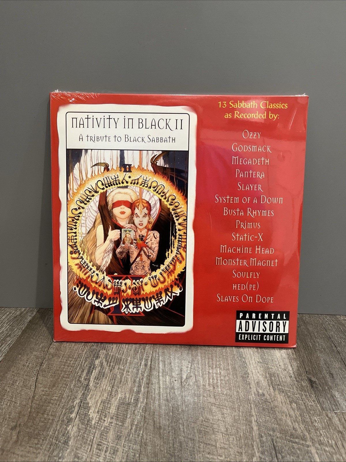 Priority Records Nativity in Black II: Tribute to Black Sabbath Red Vinyl New Priority Records Nativity in Black II: Tribute to Black Sabbath Red Vinyl New