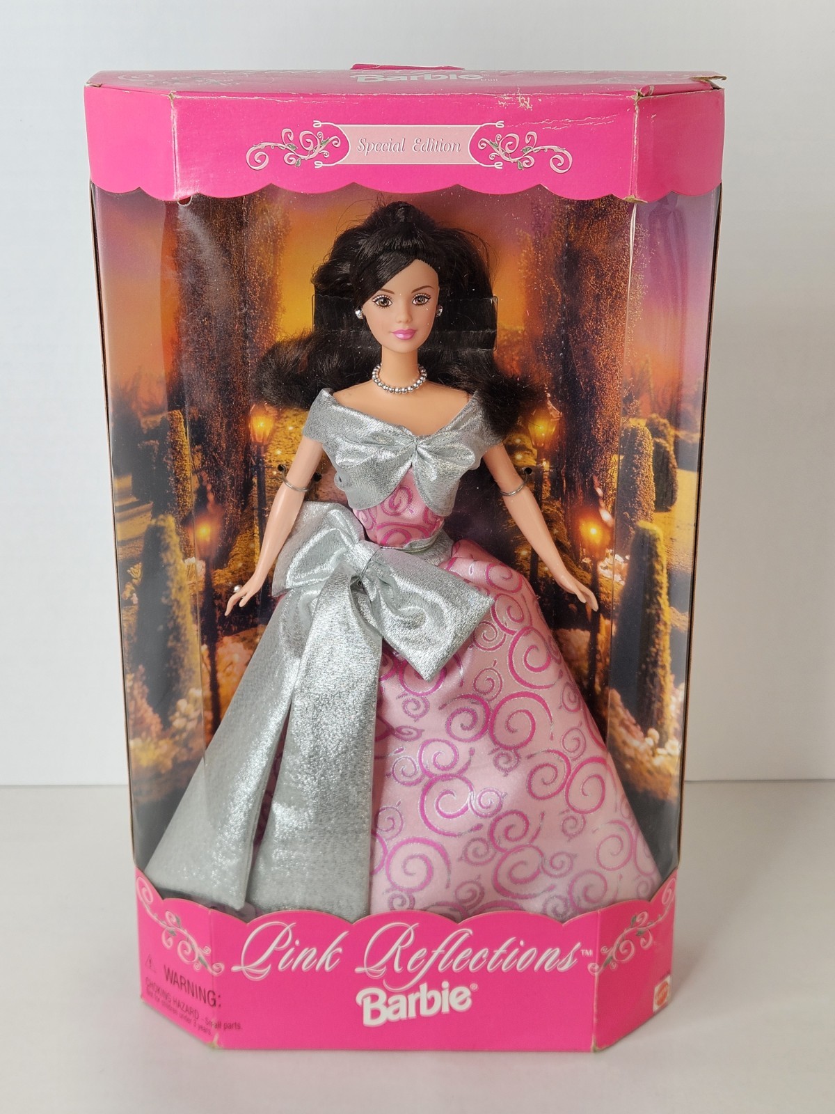 1997 Pink Reflections Barbie Doll 19130 Special Edition Brunette Mattel Toy NRFB 1997 Pink Reflections Barbie Doll 19130 Special Edition Brunette Mattel Toy NRFB
