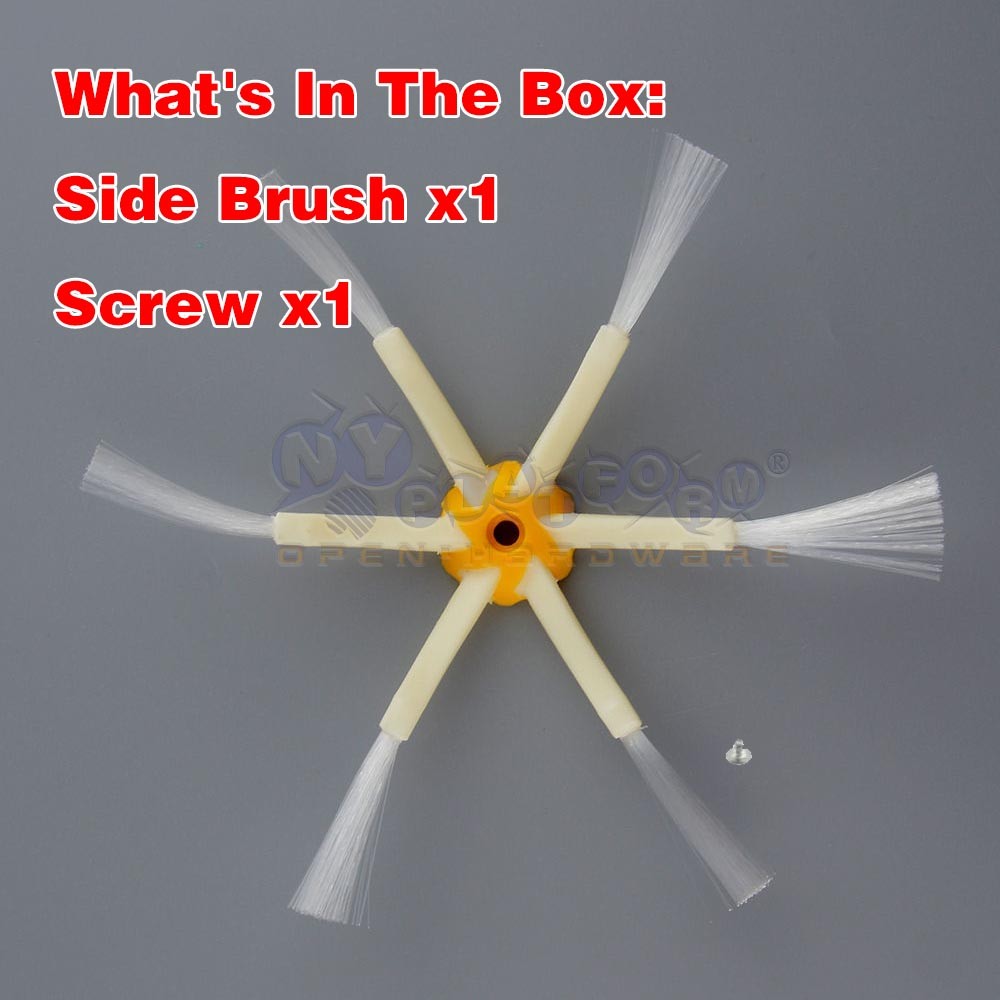Side Brush 6 Armed Replacement fit for iRobot Roomba 500 600 700 Series Vacuum