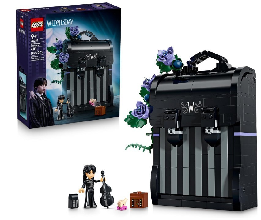 Wednesday TV Series Building Blocks Toy Model Set with Minifigures