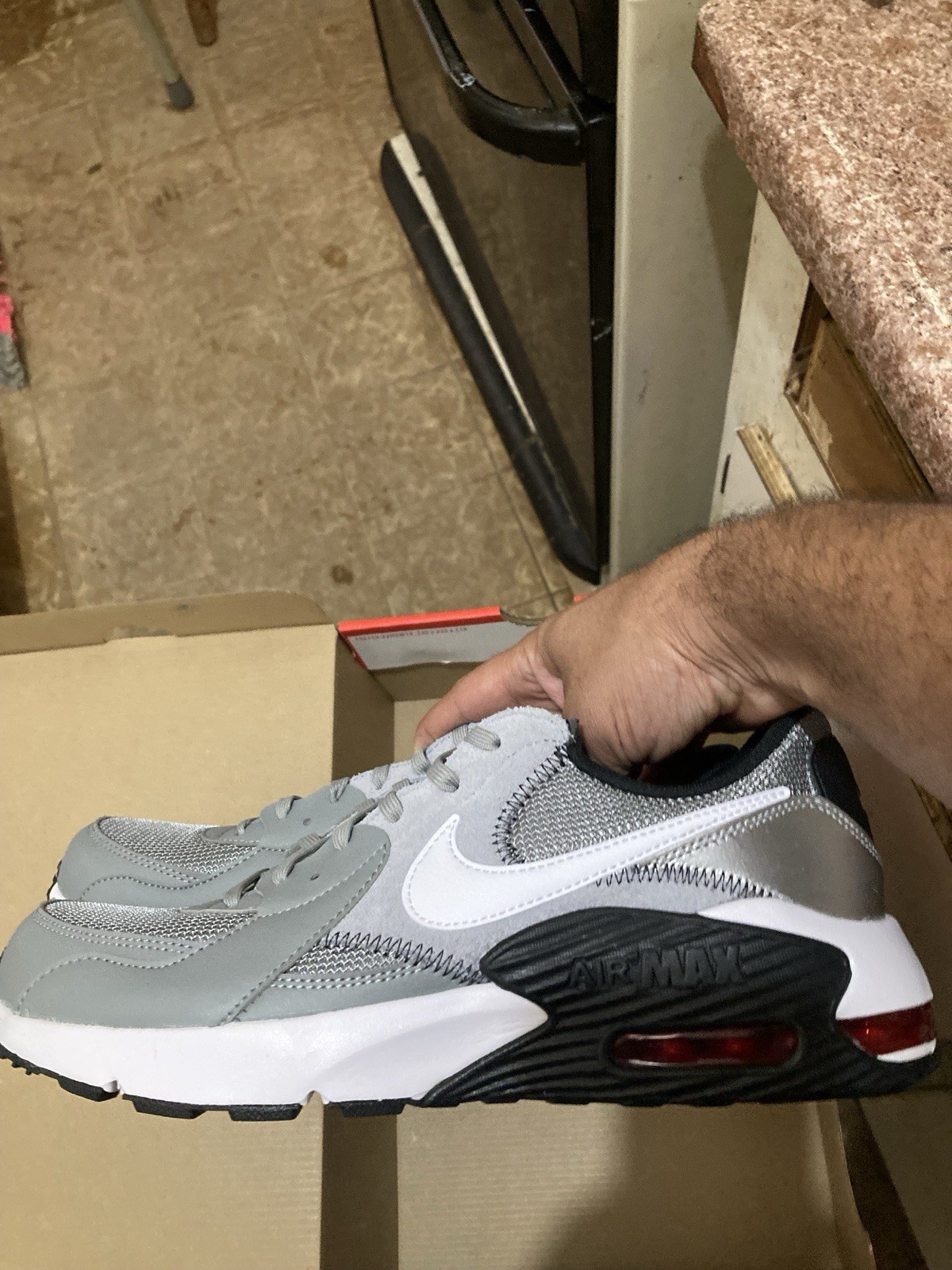 Nike Air Max Excee CD4165-009 Sneakers Shoes Particle Grey/Black Men\'s 10.5 NIB Nike Air Max Excee CD4165-009 Sneakers Shoes Particle Grey/Black Men\'s 10.5 NIB