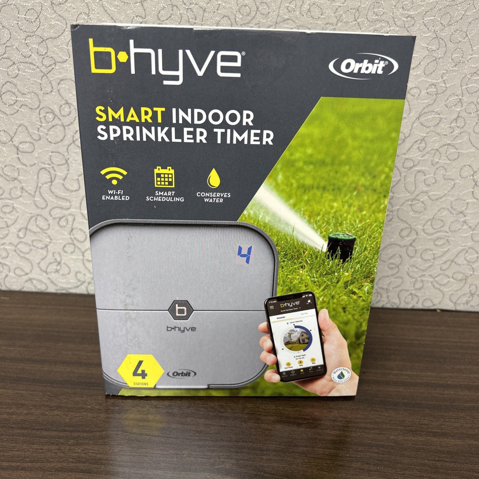 Brand NEW Orbit B-hyve 4-Stations Smart Indoor Sprinkler Controller 57915