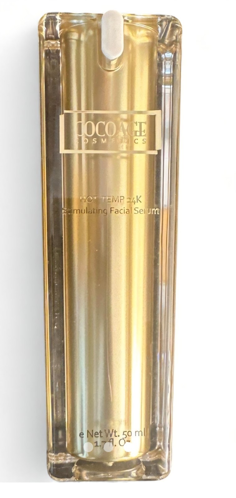 Cocoage Hot Temp 24K Facial Serum 50 ml NEW With Certificate of Authenticity