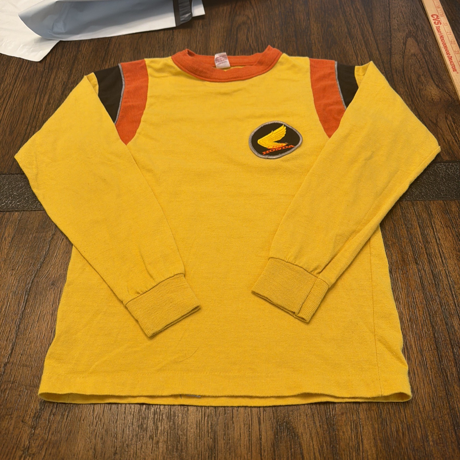 VTG 70’s Honda Motocross Jersey T-Shirt Youth Sz 14 Motorcycle