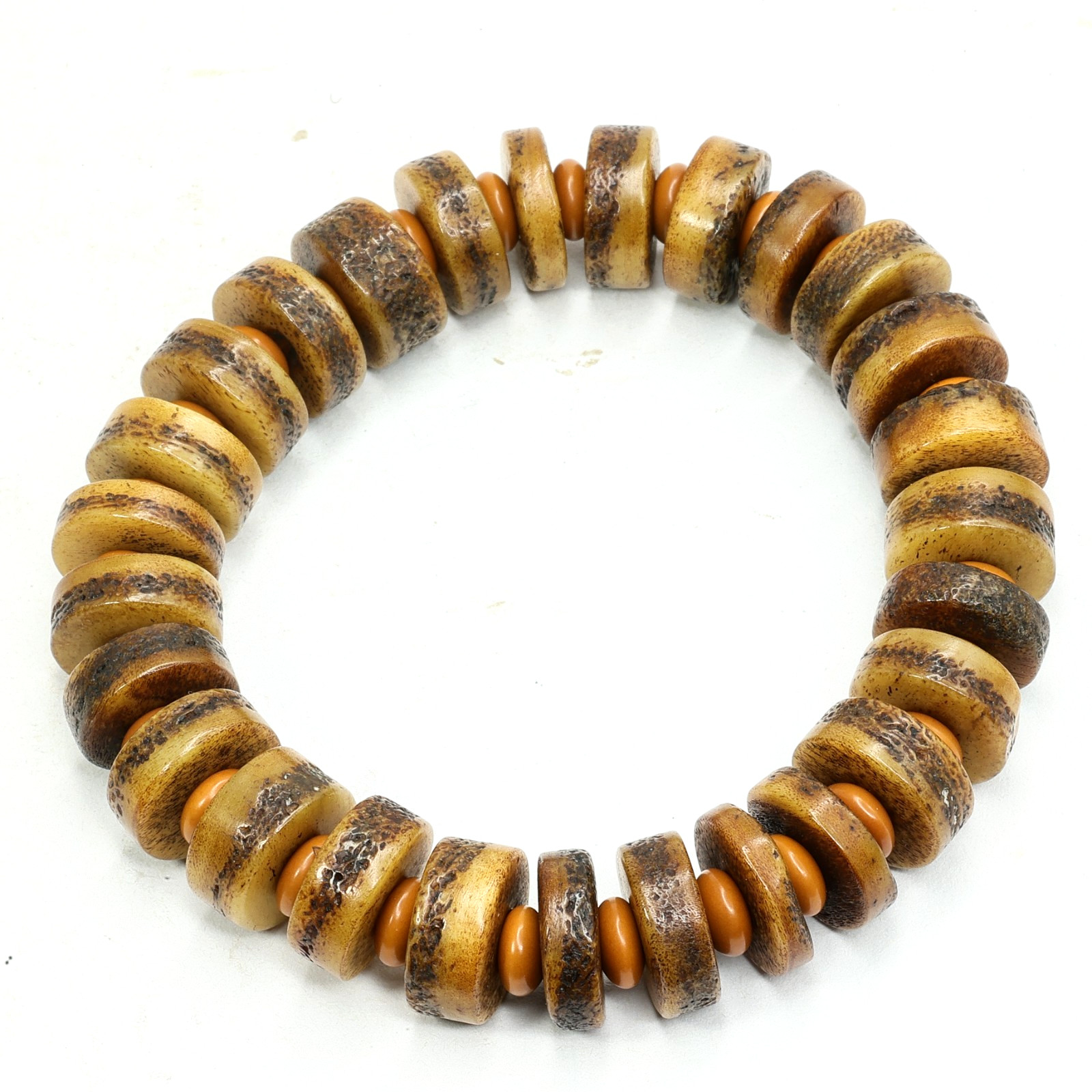 Antique Tibetan Buddhism Kapala Mala Prayer Beads Qing Dynasty Spirit Bracelet-4 Antique Tibetan Buddhism Kapala Mala Prayer Beads Qing Dynasty Spirit Bracelet-4