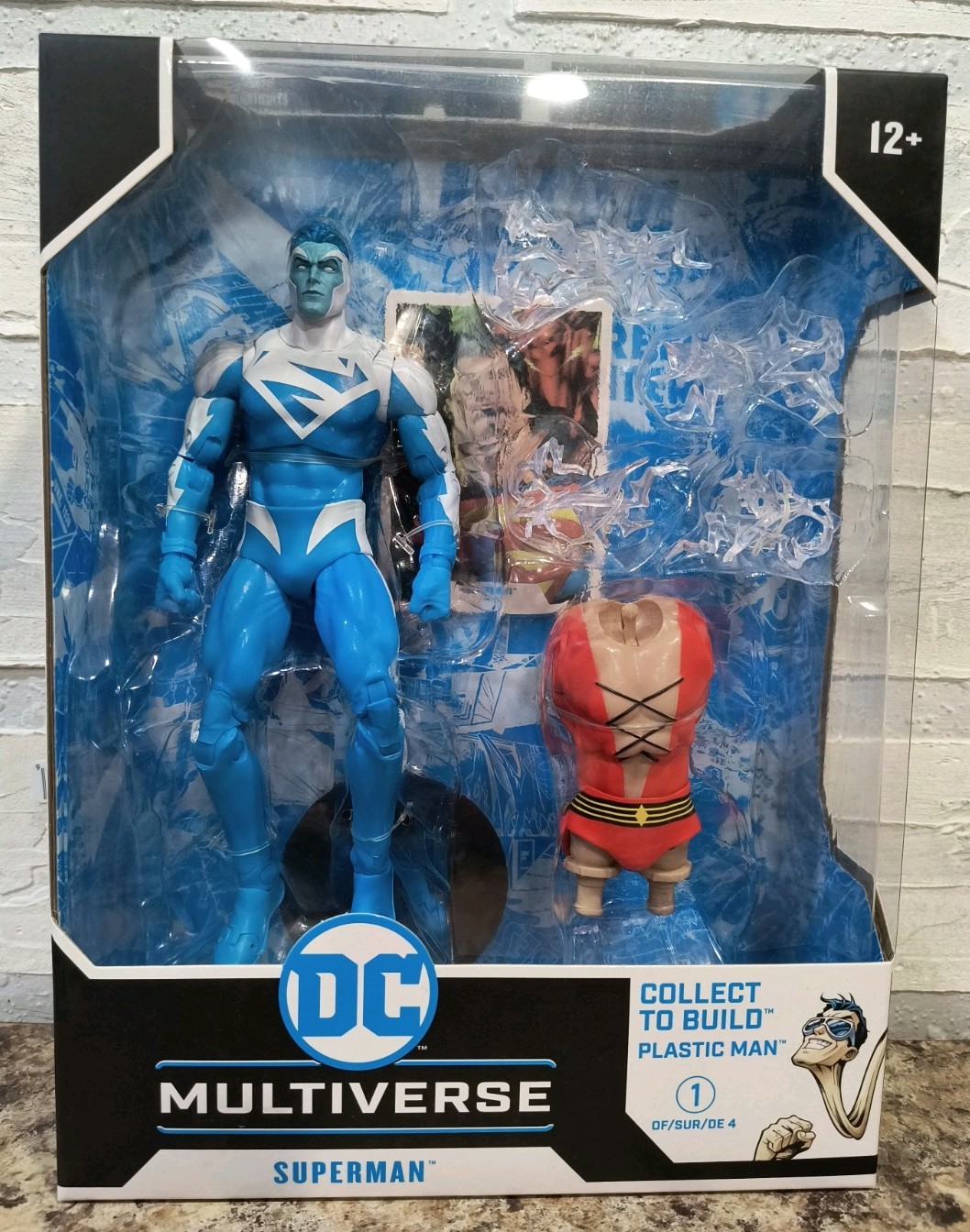 McFarlane Toys DC Multiverse SUPERMAN BLUE JLA Action Figure Plastic Man Connect McFarlane Toys DC Multiverse SUPERMAN BLUE JLA Action Figure Plastic Man Connect