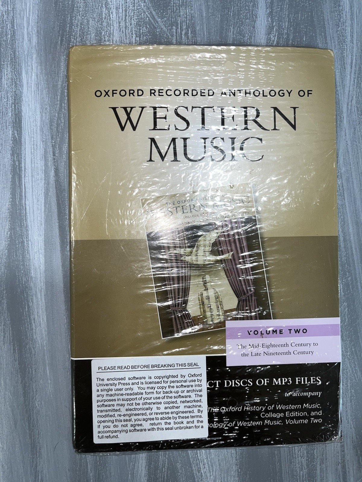 NEW Oxford Recorded Anthology of Western Music: Vol Two - Mid 18th-Early 19th C. NEW Oxford Recorded Anthology of Western Music: Vol Two - Mid 18th-Early 19th C.
