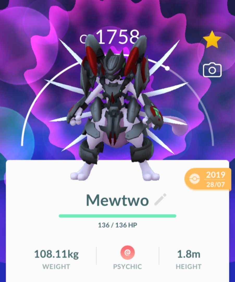 Armored Mewtwo 80kStardust - PTCs - Read Description