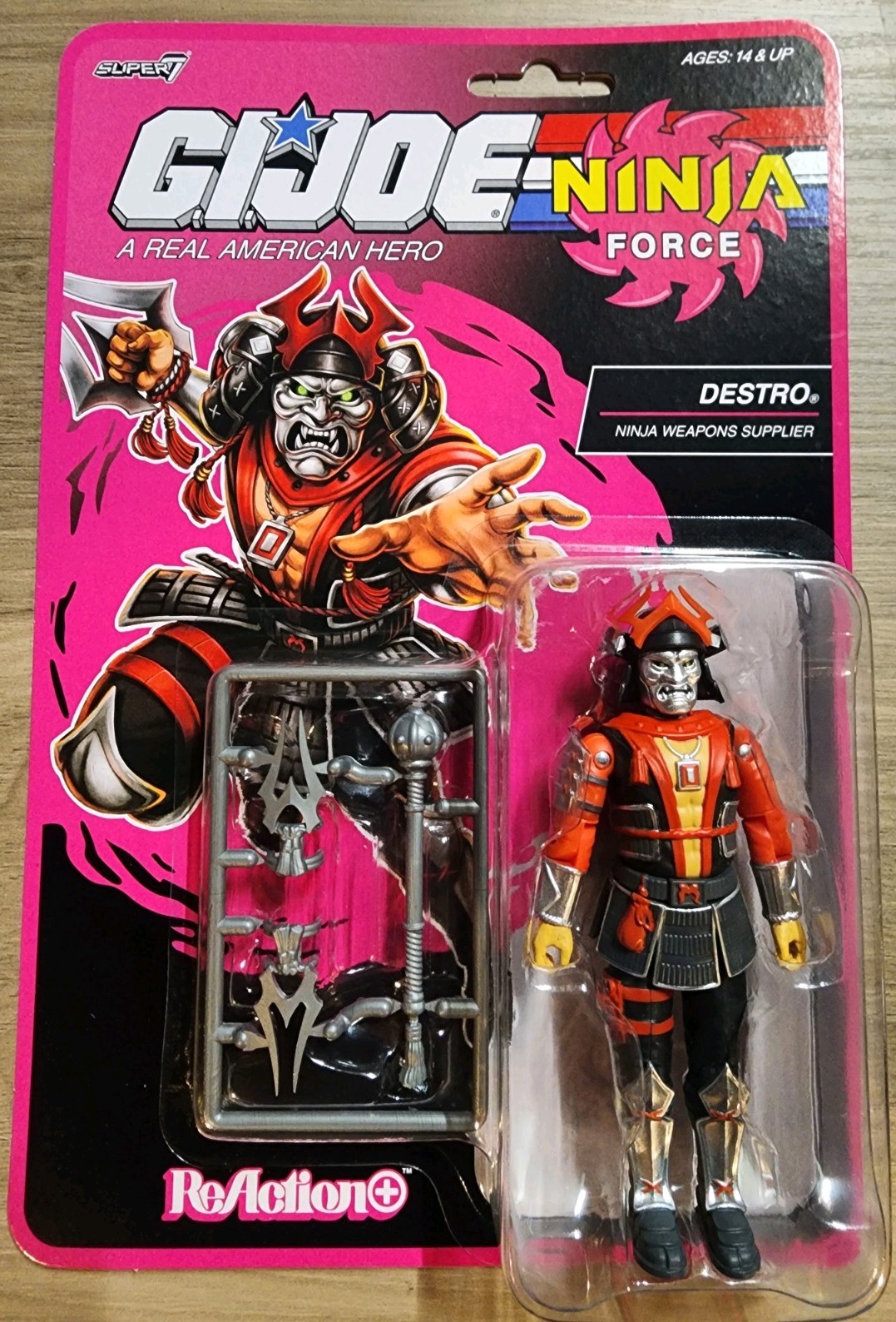 Super7 GI Joe Reaction Ninja Force DESTRO 3.75\ Super7 GI Joe Reaction Ninja Force DESTRO 3.75\