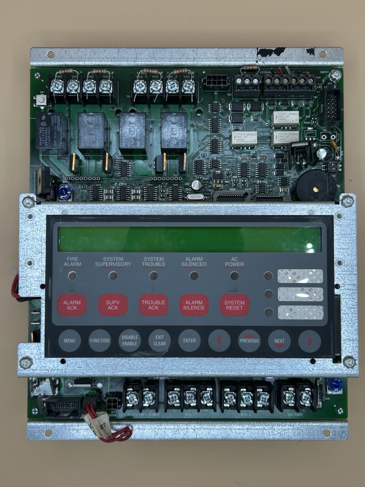 Simplex 565-737 4010 Fire Alarm Control Panel Main Board W/Display Tested Simplex 565-737 4010 Fire Alarm Control Panel Main Board W/Display Tested