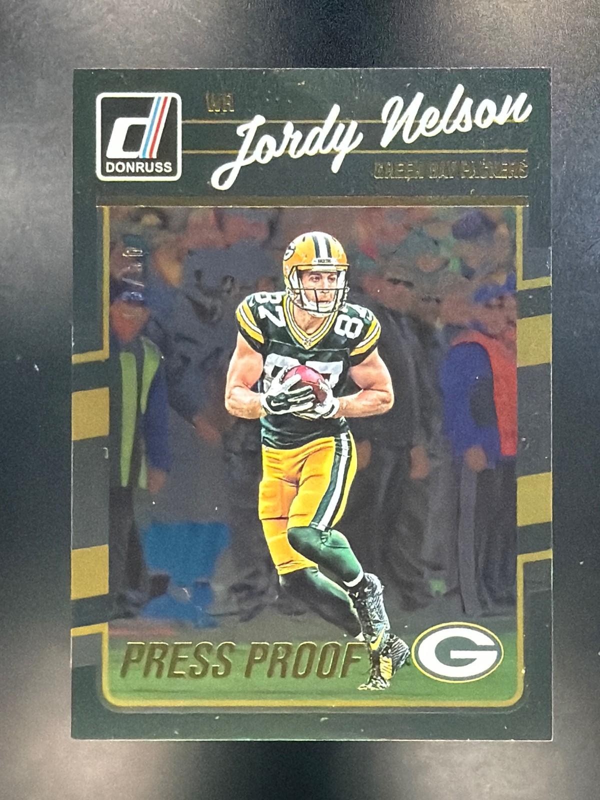 2016 Donruss #108 Jordy Nelson Press Proofs Gold #/50 2016 Donruss #108 Jordy Nelson Press Proofs Gold #/50