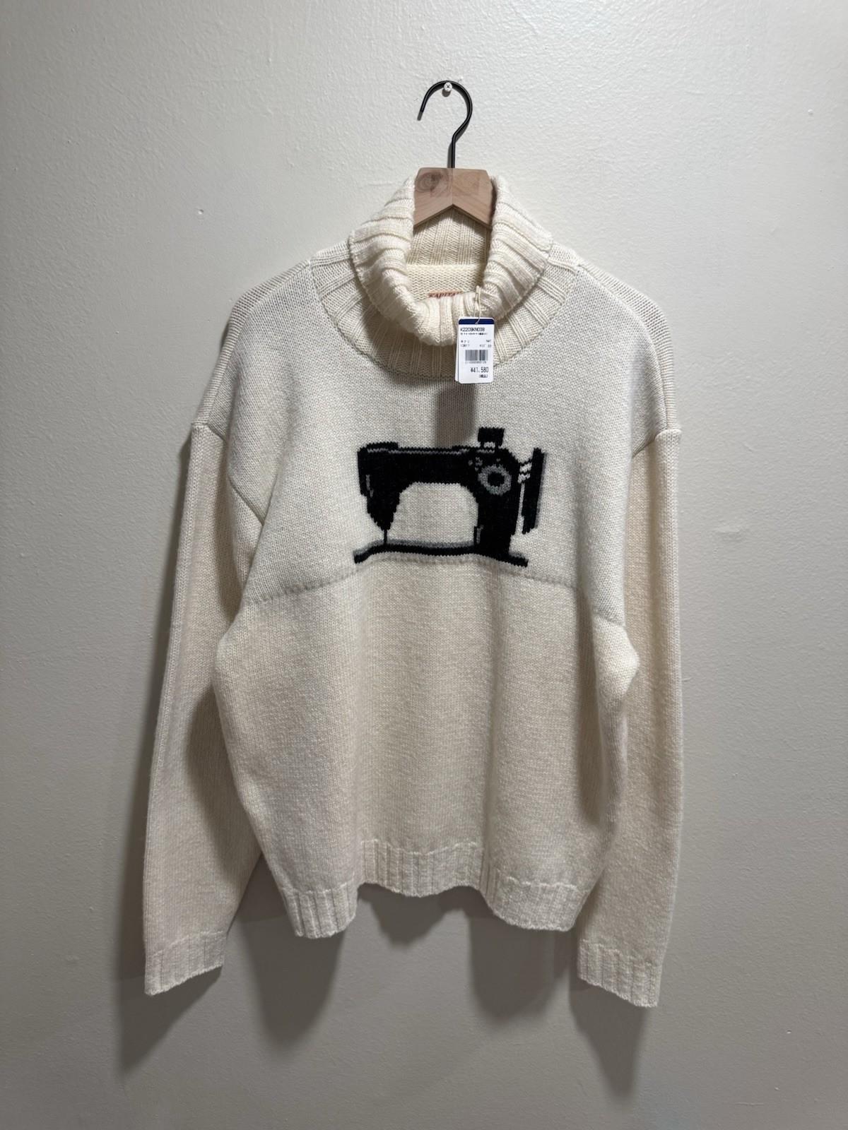 Kapital 5G Wool High Neck Sweater Kurogane Sewing Machine K2209KN038 Kapital 5G Wool High Neck Sweater Kurogane Sewing Machine K2209KN038