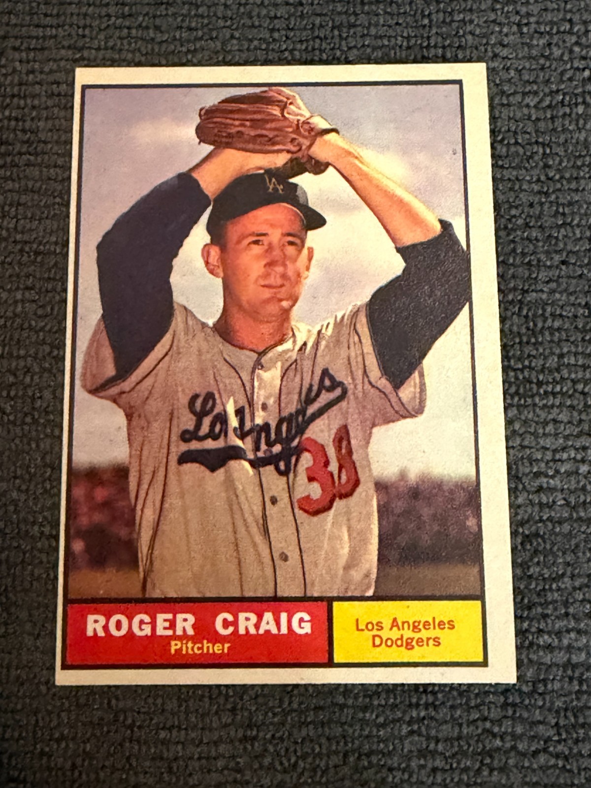 1961 Roger Craig Topps #543 1961 Roger Craig Topps #543