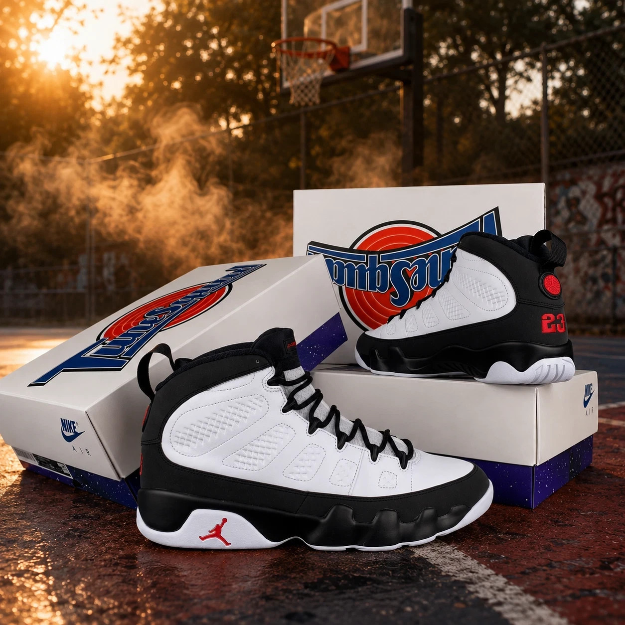 (MEN Size US) - Jordan 9 Retro OG 'Space Jam' 2026  IX6179-100