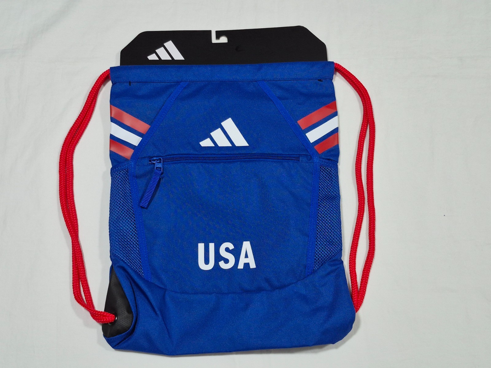 Adidas Unisex USA United States Stadium Sackpack World Cup KL1878 Blue Red Adidas Unisex USA United States Stadium Sackpack World Cup KL1878 Blue Red