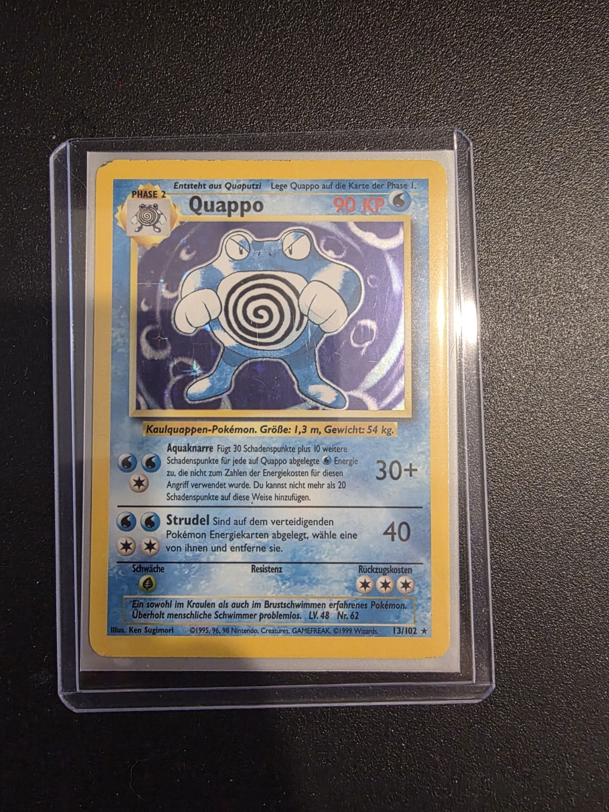 Pokémon TCG Poliwrath Quappo 13/102 German