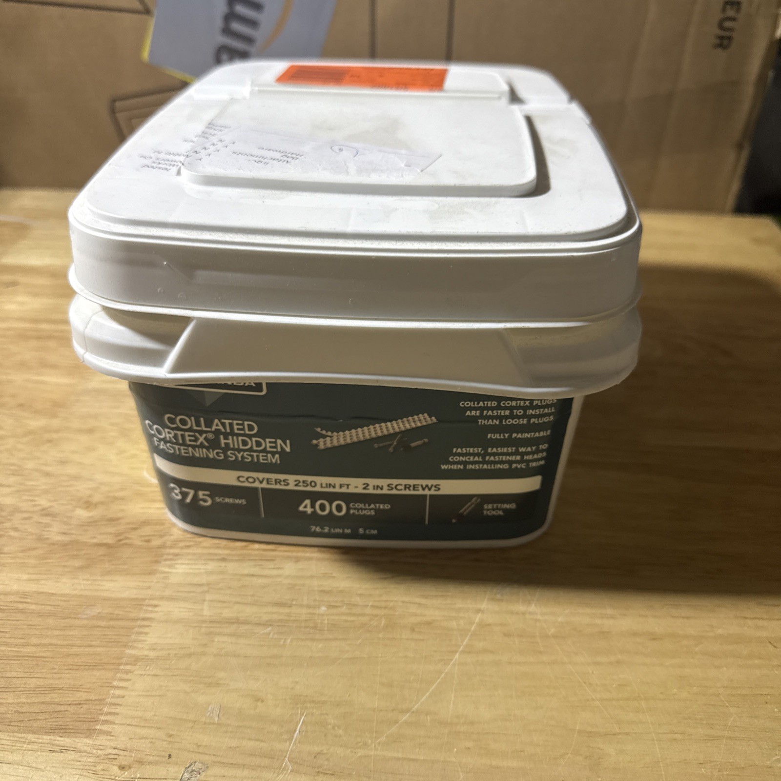 Veranda Collated Cortex Hidden Fastening System 375 Screw 400 White Plugs Veranda Collated Cortex Hidden Fastening System 375 Screw 400 White Plugs