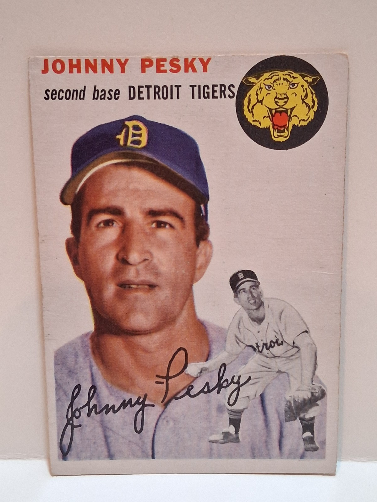1954 Topps - Johnny Pesky #63 1954 Topps - Johnny Pesky #63