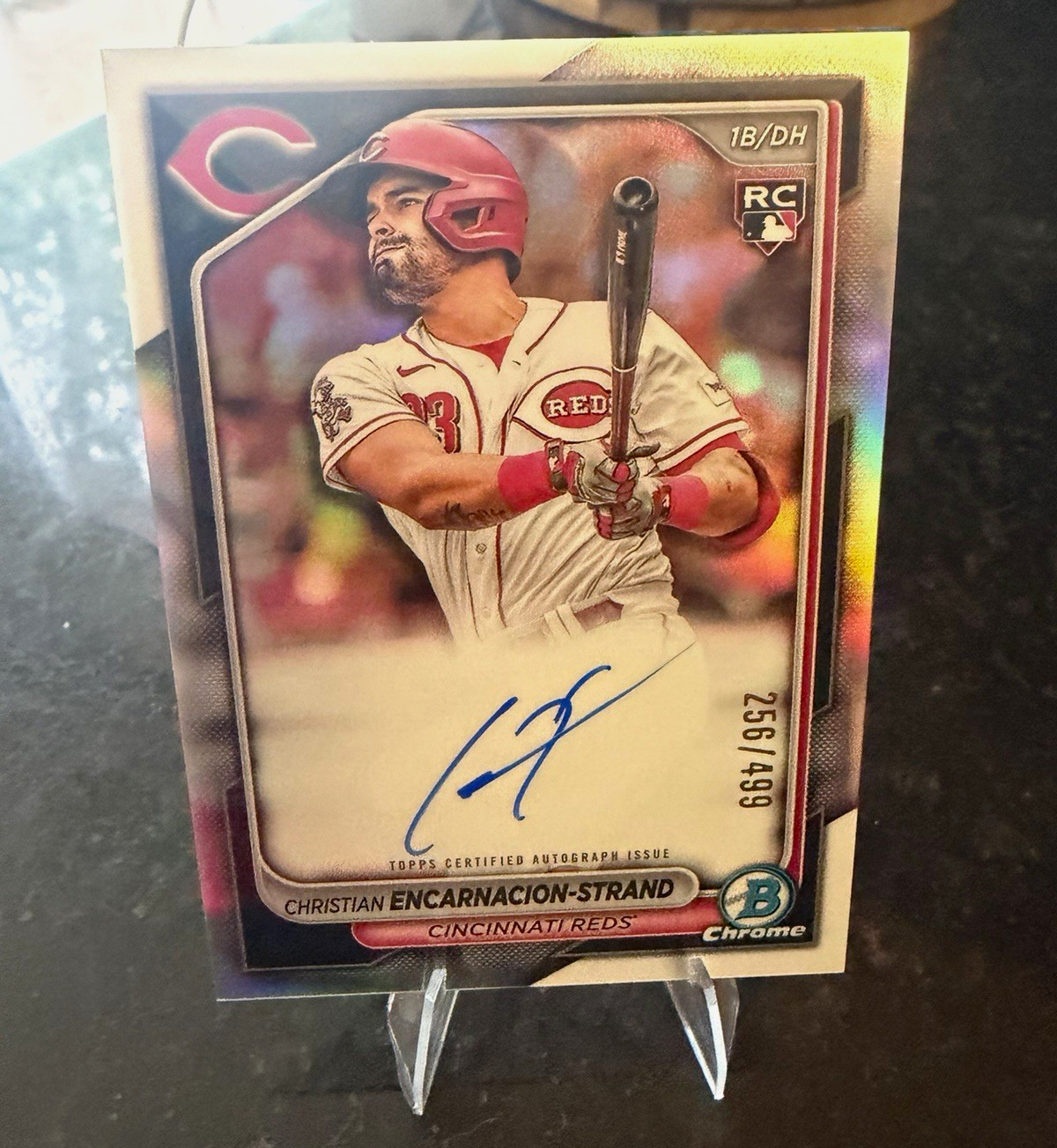 christian encarnacion-strand 2024 Bowman Chrome Rookie Auto Refractor /499